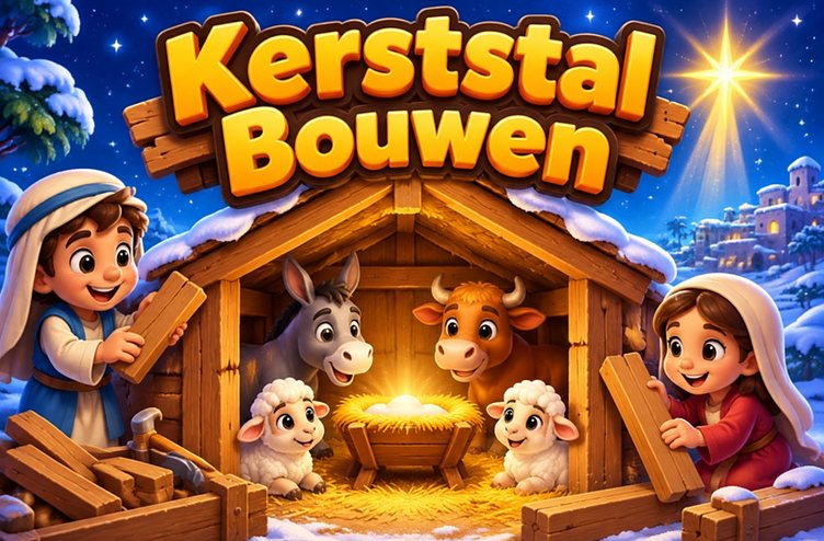 Kerststal bouwen